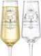 25th Wedding Anniversary Champagne Flutes Gift